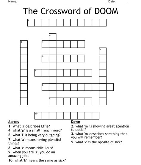 The crossword clue Doom and Halo, for two with 10 letters was last seen on the December 26, 2023. We found 20 possible solutions for this clue. We think the likely …